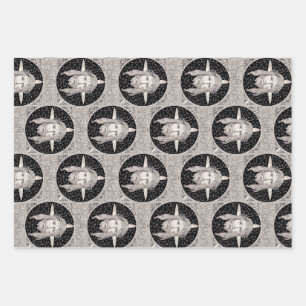 Heiliges Antlitz Jesu Christi Geschenkpapier Set
