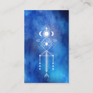 *~* heiliges Aquarell Reiki Stammes- aztekisches Visitenkarte