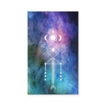 *~* heiliges Aquarellaztekischer Stammes- Shaman