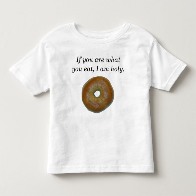 Heiliges Bagelkleid Kleinkind T-shirt (Vorderseite)