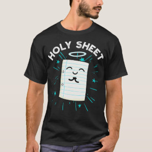 Heiliges Blatt Lustiges Papier Wortspiel T-Shirt