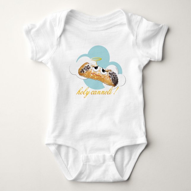 "heiliges cannoli!"  humorvolles Parodiet-shirt Baby Strampler (Vorderseite)