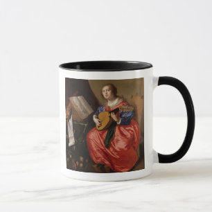 Heiliges Cecilia (Öl auf Leinwand) Tasse