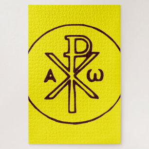 Heiliges Chi-Rho-Christogramm Fine Art Puzzle