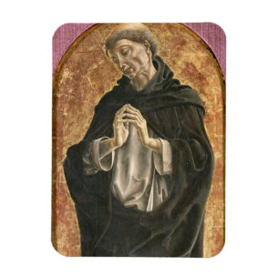 Heiliges Dominic (Tempera auf Platte) Magnet