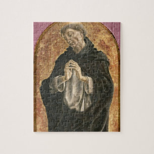 Heiliges Dominic (Tempera auf Platte) Puzzle