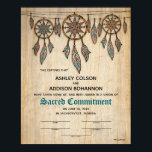 "Heiliges Engagement" Boho Rustic WeddingCertifica Poster<br><div class="desc">Bewahren Sie Ihre Hochzeitsstimmung auf! Zeremonielle Hochzeitszertifikate für ALLE Gewerkschaften und Partnerschaften. Ich persönlich finde es toll, "es zu Ihrem eigenen machen" — alle Texte neu ausdrücken zu können, um Ihre einzigartige Gewerkschaft wiederzugeben. In diesem Ausweis finden Sie Signaturlinien für den Amtsinhaber, Zeugen oder Trauzeuge und Trauzeugin zur Unterschrift. Zeigen...</div>