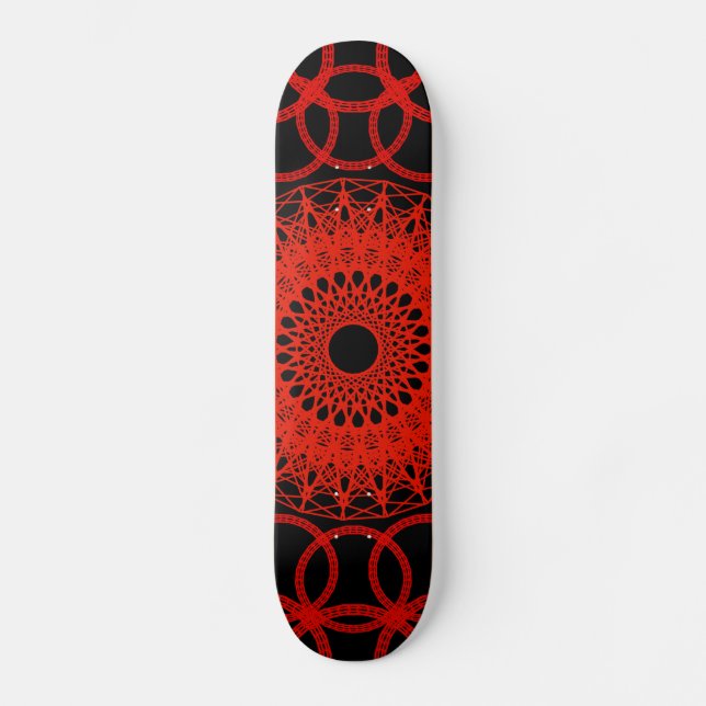 Heiliges Geometrie-Skateboard Skateboard (Vorderseite)