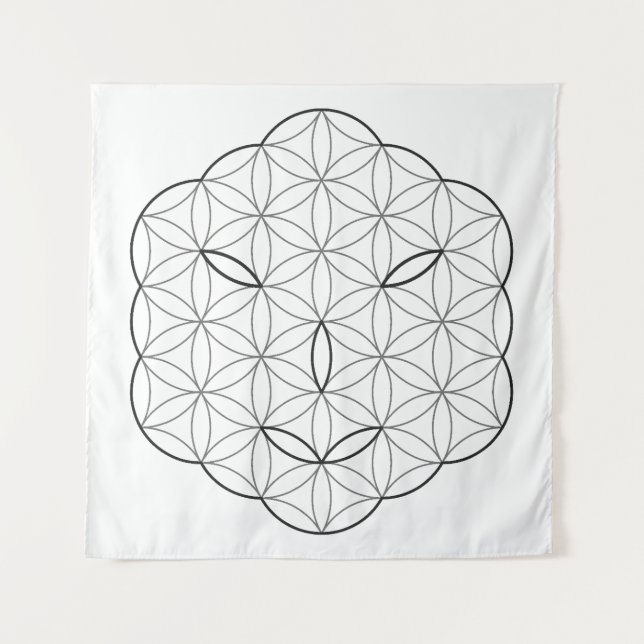 Heiliges Gesicht - Arkturisch, Bl-Tr. Wandteppich (Vorderseite)