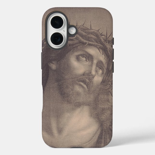 Heiliges Gesicht Jesu Christi Case-Mate iPhone Hülle (Rückseite)