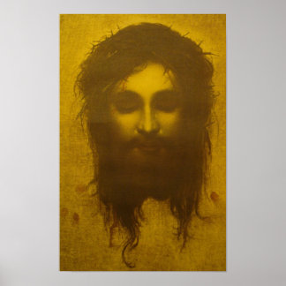Heiliges Gesicht Jesu Christi / Schleier Veronicas Poster