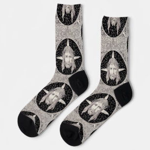 Heiliges Gesicht Jesu Christi Socken