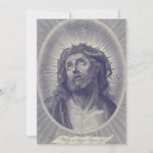 Heiliges Gesicht Jesu Feiertagskarte