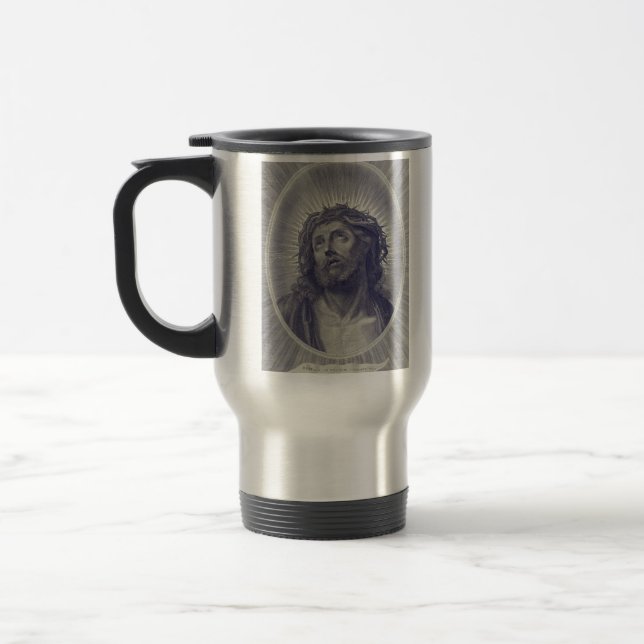 Heiliges Gesicht Jesu Reisebecher (Links)