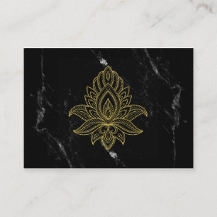 *~* heiliges GoldHamsa weißes schwarzes Visitenkarte