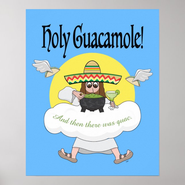 Heiliges Guacamole-Poster Poster (Vorne)