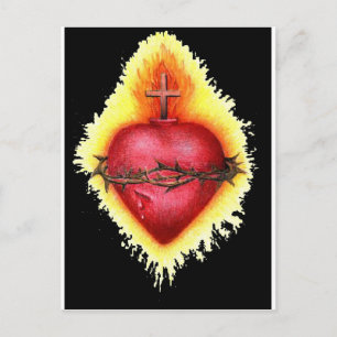 Heiliges Herz 2 Postkarte