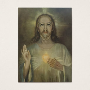 Heiliges Herz heiliger Karten Jesuss w/prayer