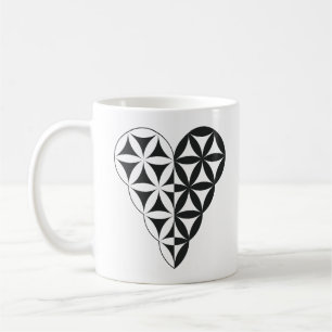 Heiliges Herz - Herz des Lebens, Dualwh/Bl. Kaffeetasse