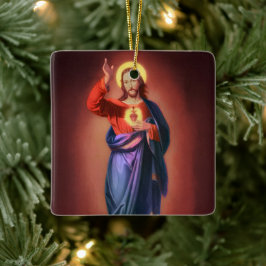 Heiliges Herz Jesu Christi Keramikornament