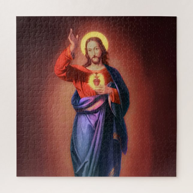 Heiliges Herz Jesu Christi Puzzle (Vertikal)
