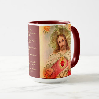 Heiliges Herz Jesu Gebetsgebet Tasse