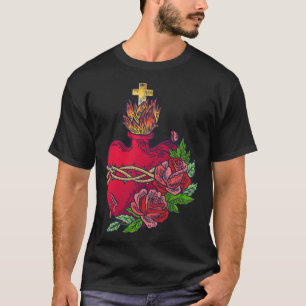 Heiliges Herz Jesu Katholische Kunst Traditionelle T-Shirt