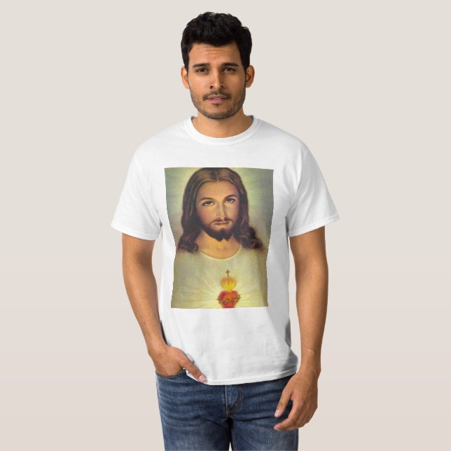 Heiliges Herz von Jesus T-Shirt (Vorne ganz)