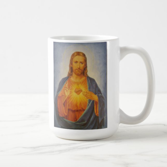 Heiliges Herz von Jesus Tasse (Rechts)