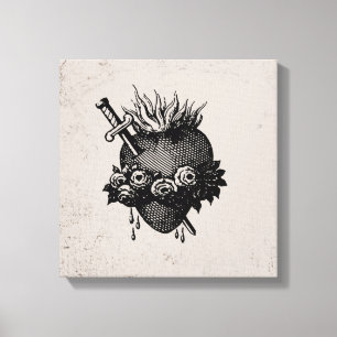 Heiliges Herz von Maria Leinwanddruck