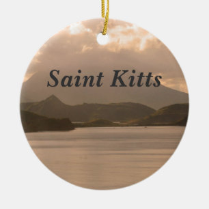 Heiliges Kitts und Nevis Keramikornament
