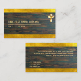 Heiliges Kreuz Christlicher Glaube Visitenkarte