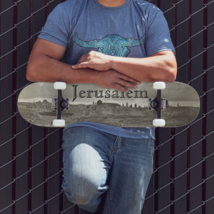 Heiliges Land Jerusalem Foto Skateboard