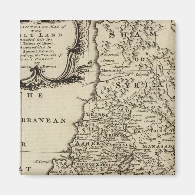 Heiliges Land Magnet (Vorne)