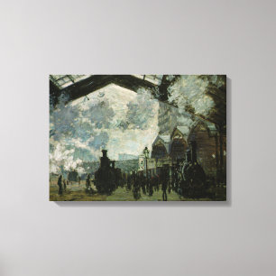 Heiliges Lazare Station durch Claude Monet Leinwanddruck