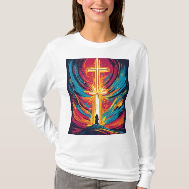 "Heiliges Licht" T-Shirt (Vorderseite)