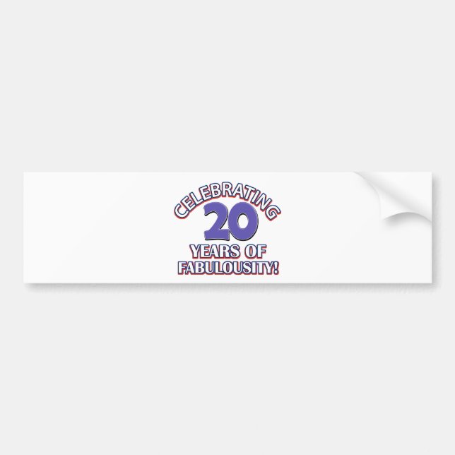 Heiliges Moly 20 bereits? Autoaufkleber (Vorne)