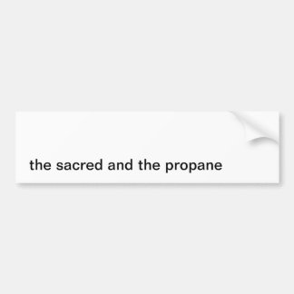 Heiliges Propan Autoaufkleber
