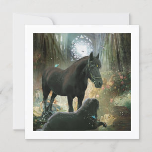 Heiliges Retreat - Grußkarte Karte