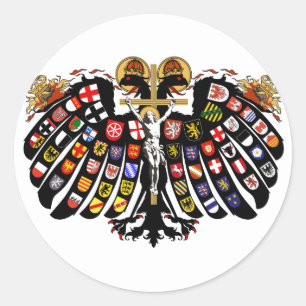 Heiliges Römisches Reich Runder Aufkleber