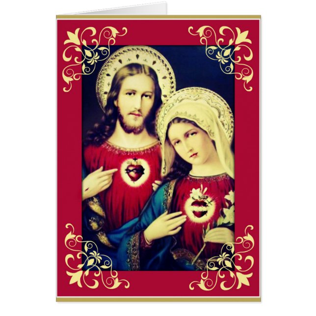 Heiliges tadelloses Gebet Herz-Jesuss Mary (Vorne)