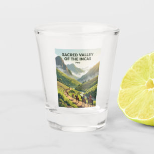 Heiliges Tal der Inkas Peru Schnapsglas