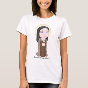 Heiliges Therese Lisieux niedlichen Katholischen T-Shirt