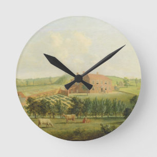 Heiliges Vincents, nahe WestMalling, Kent, c.1779 Runde Wanduhr
