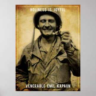 Heiligkeit - Ehrwürdiger Emil Kapaun Poster
