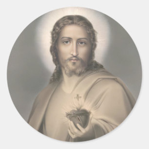 Heiligstes Herz Jesu Aufkleber