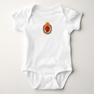 Heiligstes Herz Jesu Baby-Body Baby Strampler