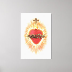 Heiligstes Herz Jesu Leinwanddruck