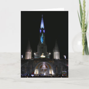 Heiligtum der Gottesmutter von Lourdes, Frankreich Karte