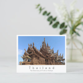 Heiligtum der Wahrheit, Pattaya, Thailand Postkarte